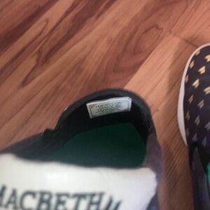 Men's Slip-On Athletic Shoes in Black and Green